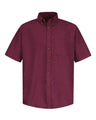 Red Kap Men's Tall Poplin Short Sleeve Dress Shirt