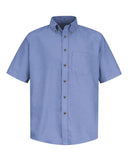 Red Kap Men's Tall Poplin Short Sleeve Dress Shirt