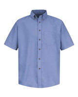 Red Kap Men's Tall Poplin Short Sleeve Dress Shirt