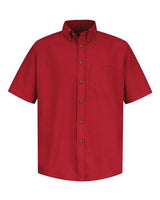 Red Kap Men's Tall Poplin Short Sleeve Dress Shirt