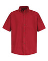 Red Kap Men's Tall Poplin Short Sleeve Dress Shirt