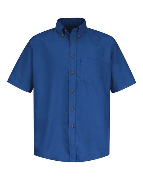 Red Kap Men's Tall Poplin Short Sleeve Dress Shirt