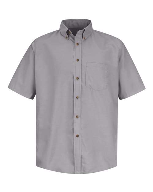 Red Kap Men's Tall Poplin Short Sleeve Dress Shirt