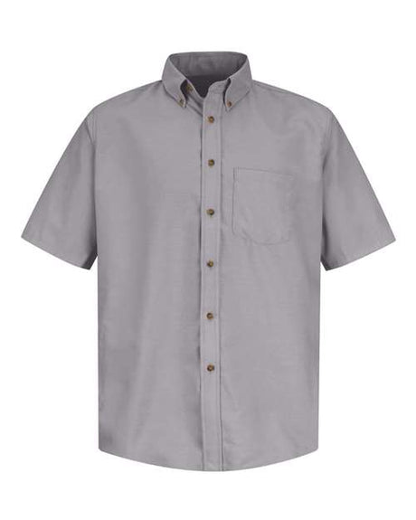 Red Kap Men's Tall Poplin Short Sleeve Dress Shirt
