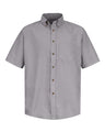 Red Kap Men's Tall Poplin Short Sleeve Dress Shirt