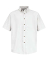 Red Kap Men's Tall Poplin Short Sleeve Dress Shirt