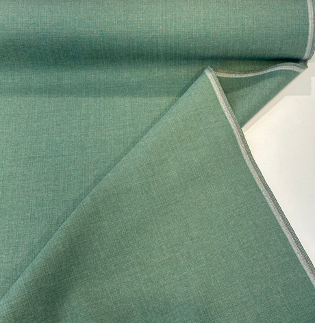Sunbrella Ripple Jade Green 87010 Solution-Dyed Acrylic Fabric - Jade Green Ripple Pattern, Upholstery Drapery Fabric (1 Yard)