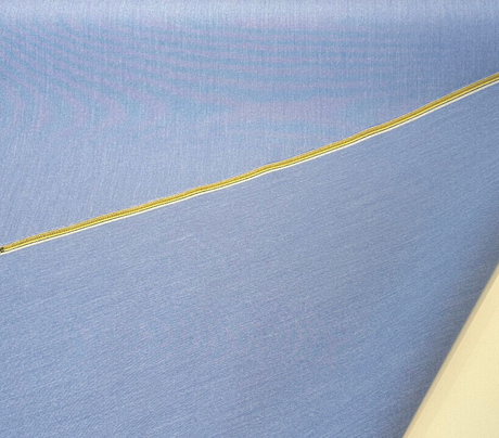 Sunbrella Sparkles Acrylic Fabric - Denim Blue, Textured Sparkles, Upholstery Drapery Fabric, 54" Width (1 Yard)