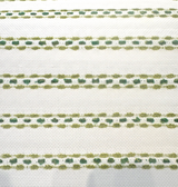 Sunbrella Stitchy Stripe Green Leaf Solution Dyed Acrylic Fabric - Leaf Green Stripe, 54" Width (1 Yard)