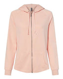 Sudadera con Capucha y Cierre Completo California Wave Wash para Mujer