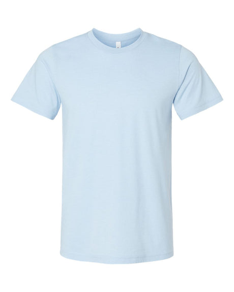 BELLA + CANVAS CVC Crewneck Short Sleeve Jersey Tee in Athletic Heather
