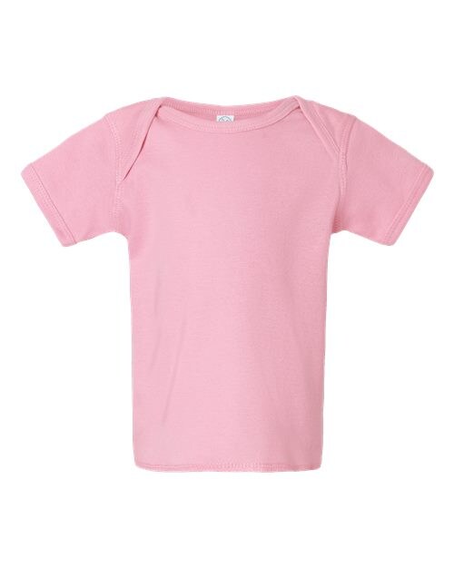 RADYAN® Infant Baby Short Sleeve Rib Tee-3400