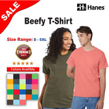 Hanes® Beefy Crewneck Short Sleeve T-Shirt