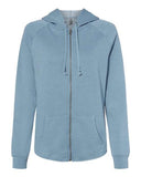 Sudadera con Capucha y Cierre Completo California Wave Wash para Mujer