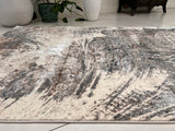 BIV 606 Polyester Viscose Blend Fabric - Color-Changing Flat Weave, Area Rug, 5' 2" X 7' 5" (1 Unit)