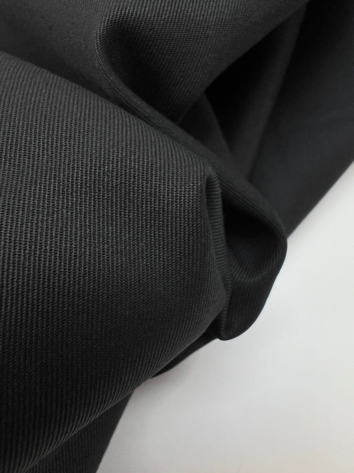 Cotton Twill Fabric Blue Black