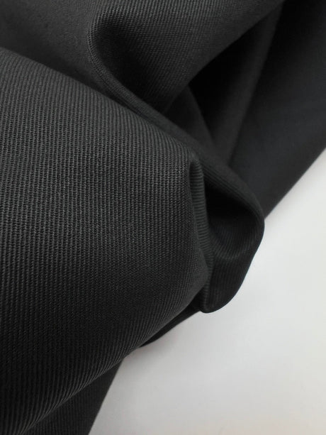 Cotton Twill Fabric Blue Black