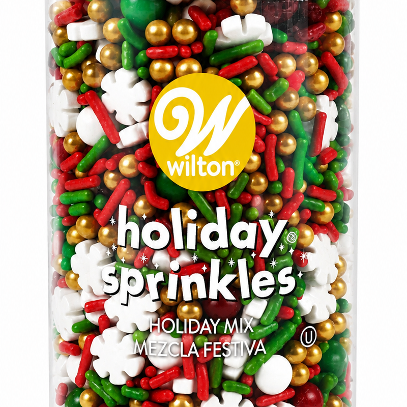 Wilton Holiday Sprinkle Mix – Christmas Sprinkles 6.5oz