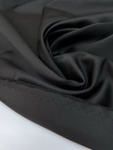 Polyester Sateen Fabric Black
