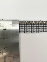 Silver Black Metal Crystals Notions