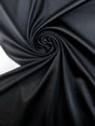 Black Satin Stretch Fabric