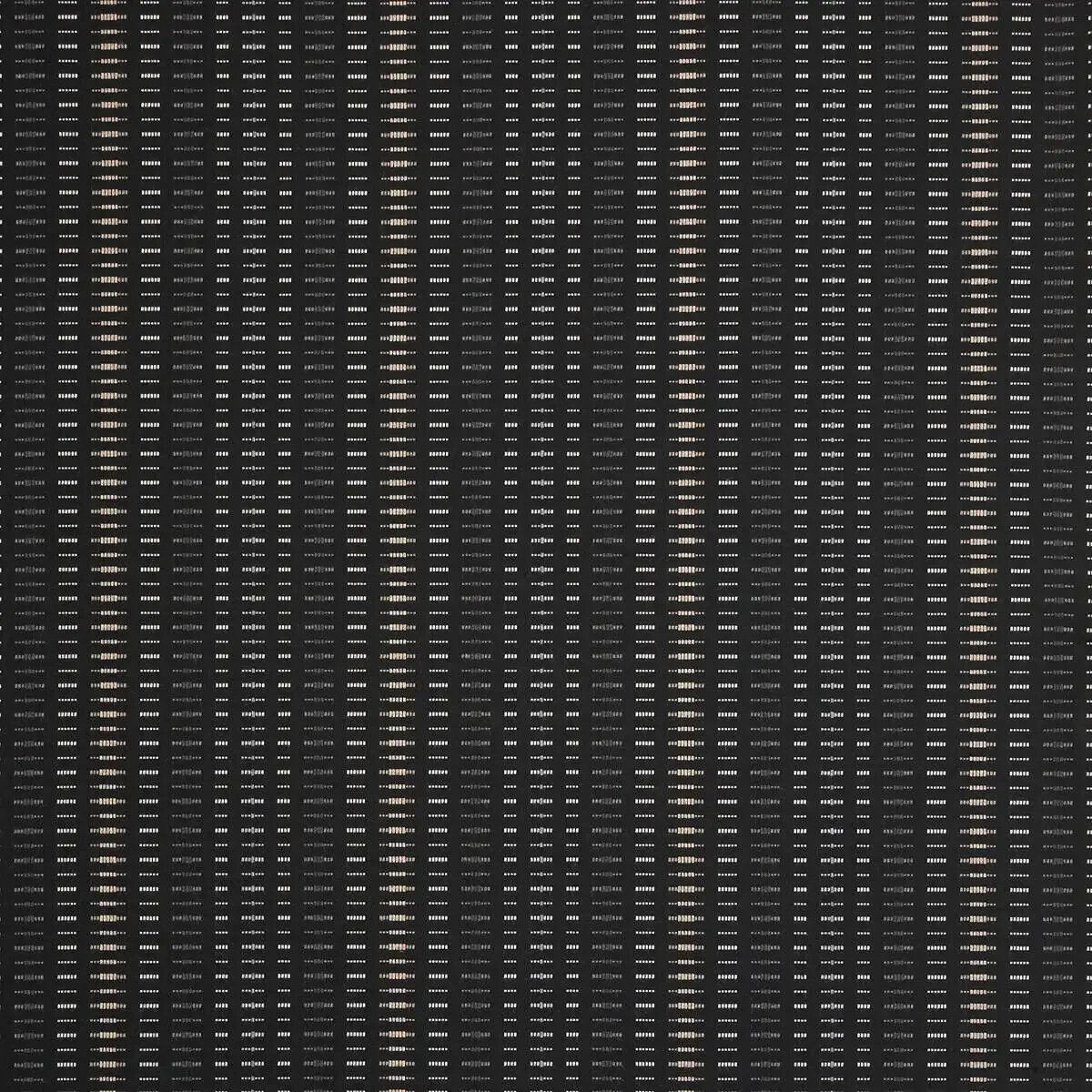 Esti Onyx Black 44349-0024 Solution Dyed Acrylic Fabric - Black, Vertical Stripes, 54" Width (1 Yard)