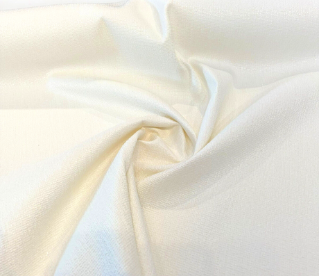 Crypton Performance Compass Snow Polyester Fabric - Snow White, 0.1" Vertical Repeat, 0.1" Horizontal Repeat, Railroaded (1 Yard)