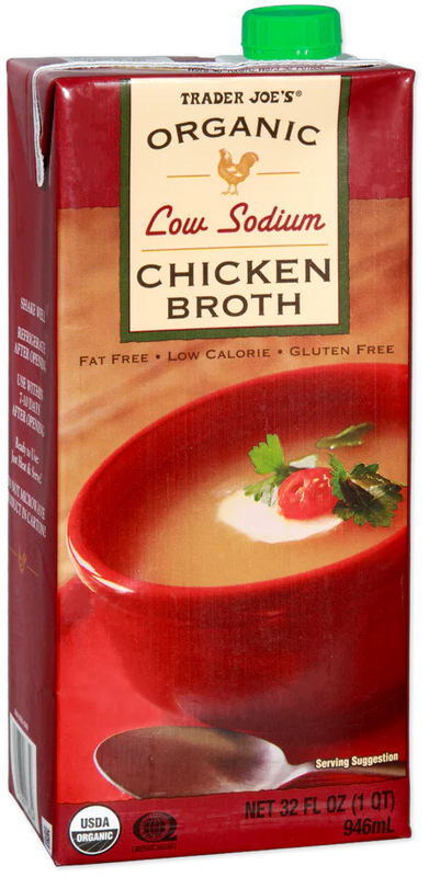 Trader Joe’s Organic Low Sodium Chicken Broth – Gluten-Free, Flavorful Base