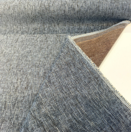 Endure Blue Wedgewood Chenille Upholstery Fabric - Blue, Soft Chenille, 54" Width (1 Yard)