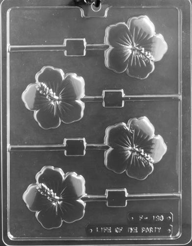 Hibiscus Lolly Chocolate Mold - LPF128