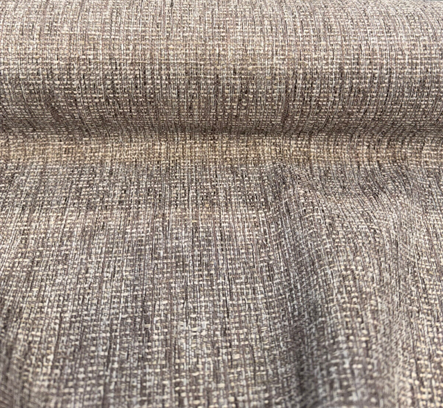 Crypton Performance Compass Hemp Brown Upholstery Fabric - Hemp Gray Brown, 0.1" Vertical Repeat, 0.1" Horizontal Repeat, Railroaded (1 Yard)