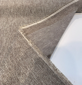 Crypton Performance Compass Hemp Brown Upholstery Fabric - Hemp Gray Brown, 0.1" Vertical Repeat, 0.1" Horizontal Repeat, Railroaded (1 Yard)
