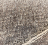 Crypton Performance Compass Hemp Brown Upholstery Fabric - Hemp Gray Brown, 0.1" Vertical Repeat, 0.1" Horizontal Repeat, Railroaded (1 Yard)