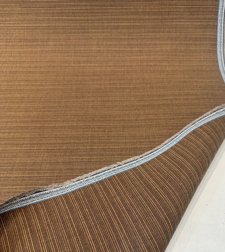 Sunbrella Dupione Acrylic Fabric - Mahogany Brown, Dupione Weave, 54" Width (1 Yard)