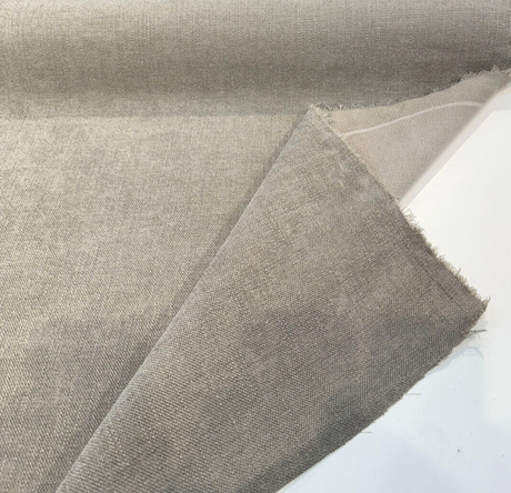 Crypton Performance Finesse Stone Chenille Upholstery Fabric - Stone Taupe Gray, 54" Width (1 Yard)