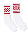 USA-Made Checkered Crew Socks