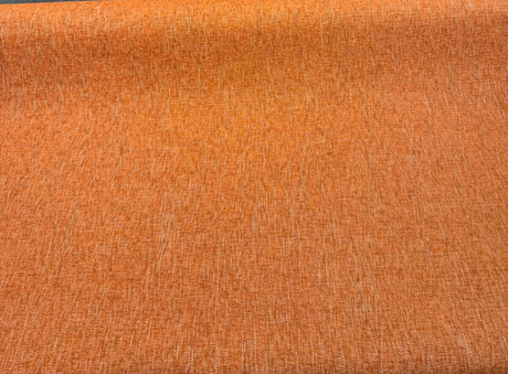 Crypton Performance Chenille Upholstery Fabric - Orange Paprika, Endure, 54" Width (1 Yard)