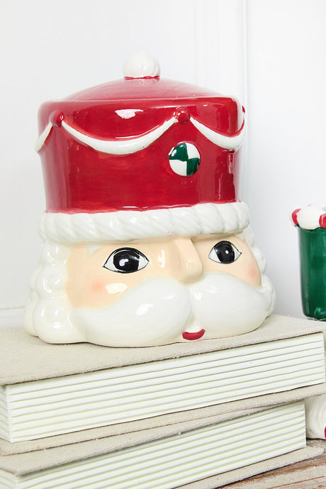 6" Ceramic Nutcracker Container - 2 Assorted
