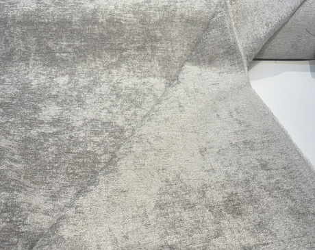 High Garden Dove Gray Chenille Upholstery Fabric - Dove Gray, Heavy Upholstery, 56" Width (1 Yard)