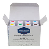 Americolor Gel Paste Junior Kit, Eight .75 Oz. Colors