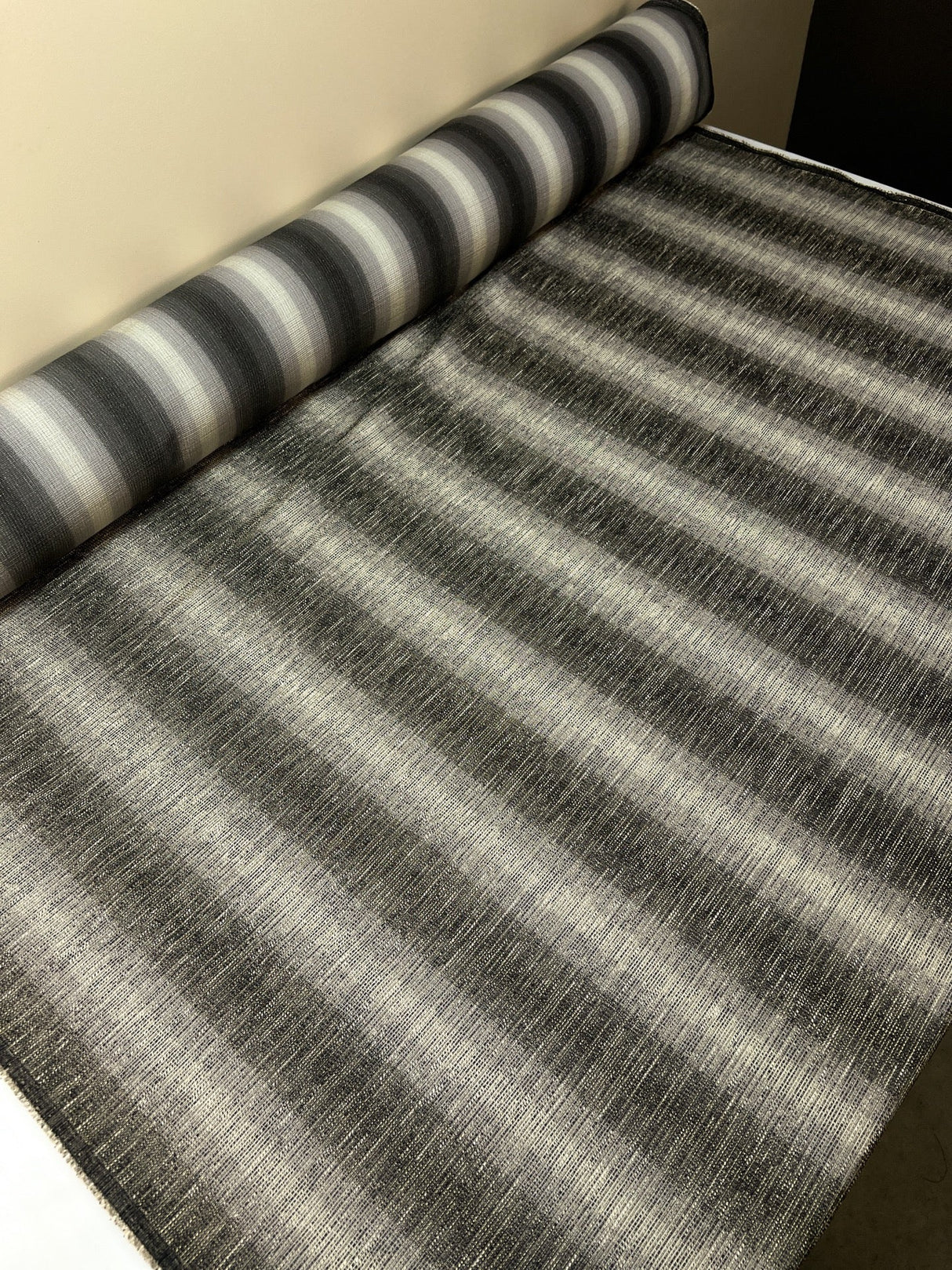 Cotton Lurex Striped Fabric