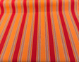 Sunbrella Bravada Salsa Acrylic Fabric - Salsa Stripe, 54" Width, 5601-0000 (1 Yard)