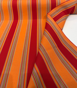 Sunbrella Bravada Salsa Acrylic Fabric - Salsa Stripe, 54" Width, 5601-0000 (1 Yard)