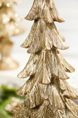 23 Inch Champagne Resin Christmas Tree