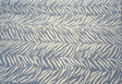 Sunbrella Veranda Sky Blue Reversible Outdoor Performance Acrylic Fabric - Sky Blue And White Zebra Pattern, 54" Width (By The Yard)