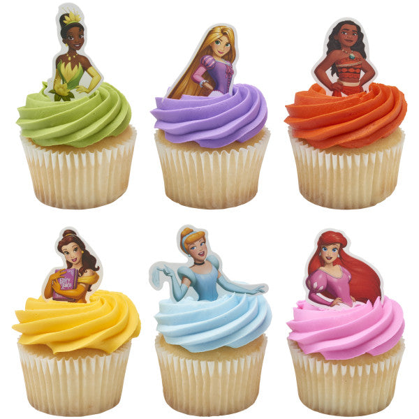 Disney Princess Cupcake Decorating Pics Toppers 12 set