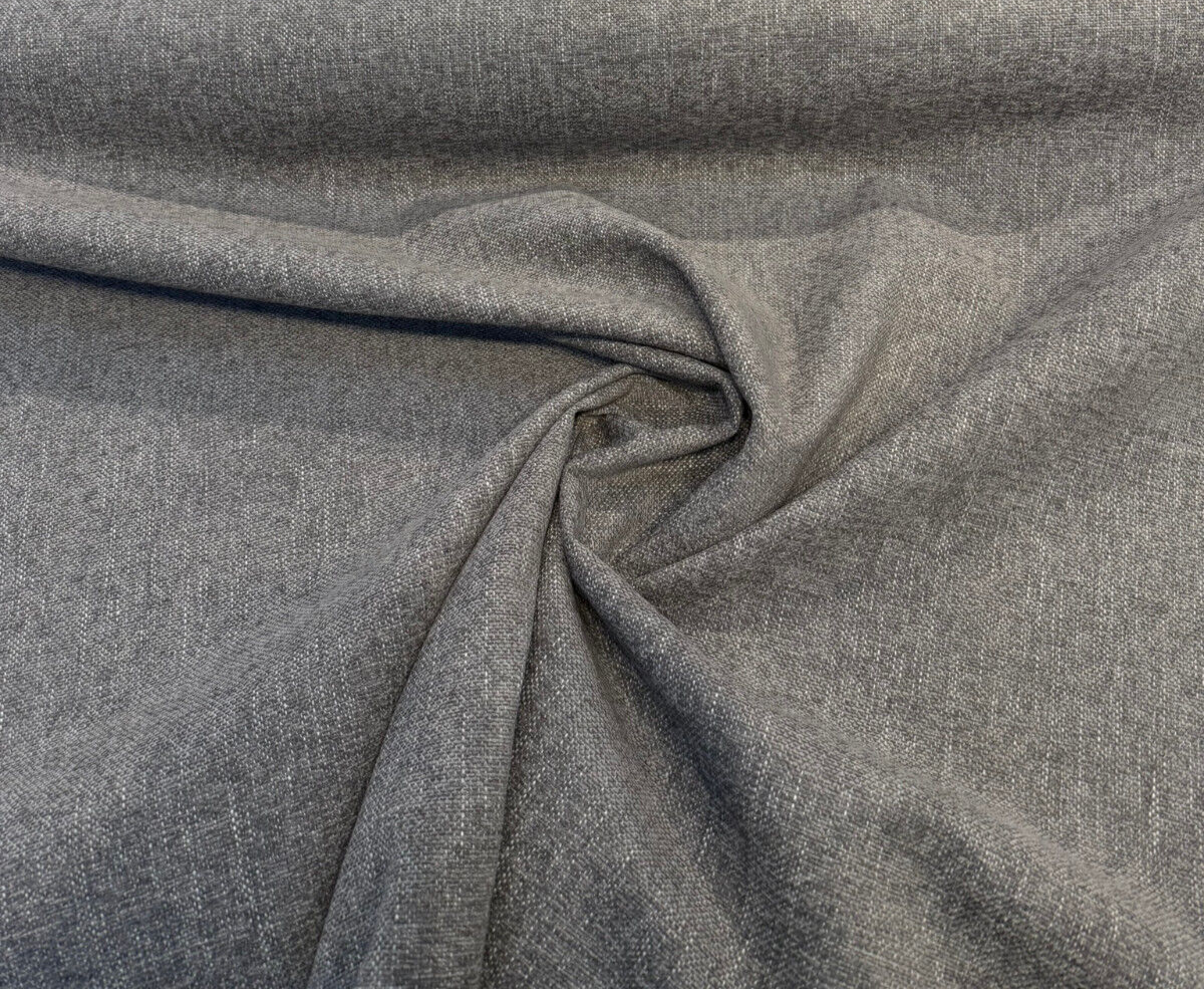 Crypton Performance Chenille Endure Upholstery Fabric - Slate Gray, Textured Chenille, 54" Width (1 Yard)