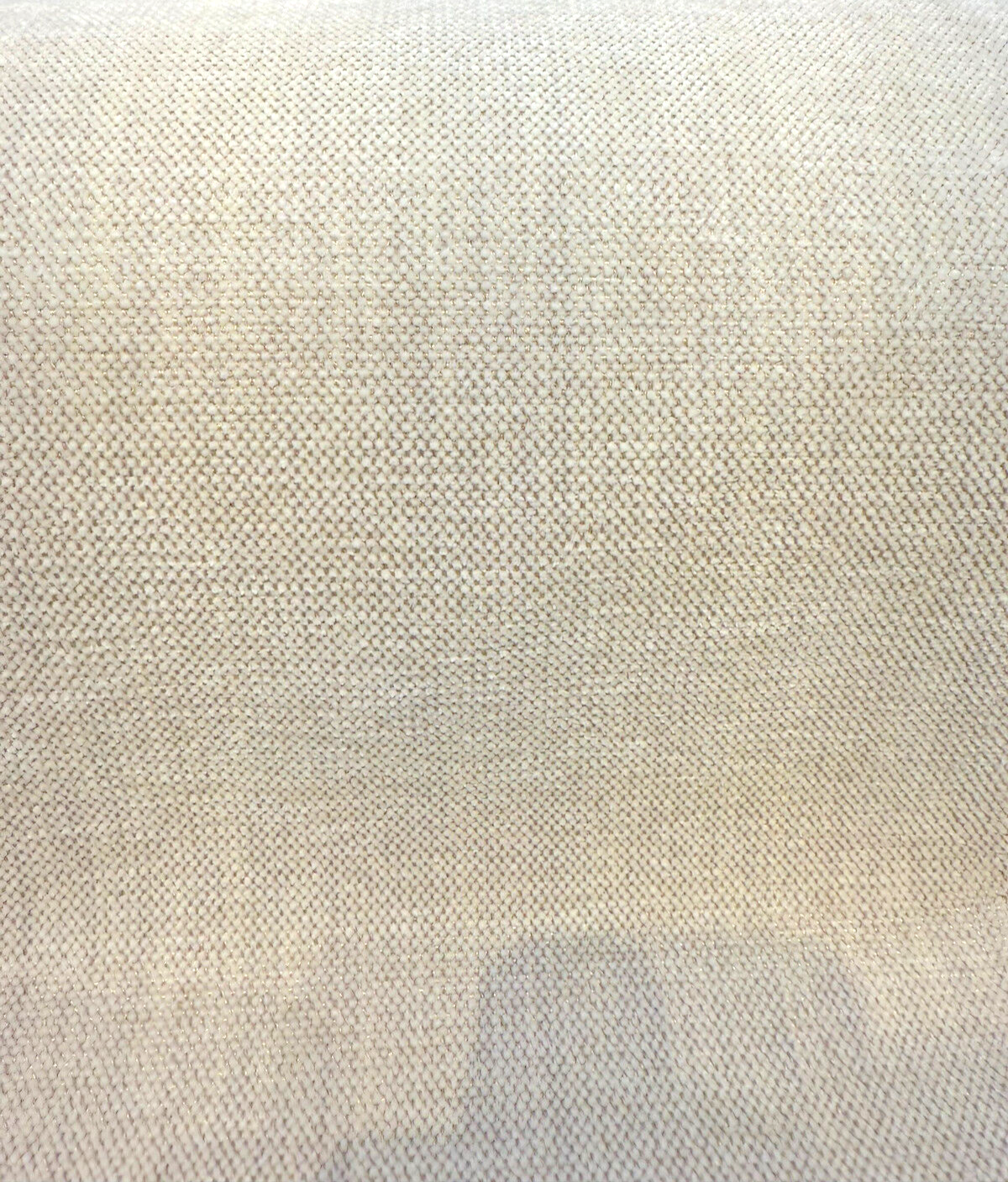 Disco Linen Chenille Upholstery Fabric - Linen Beige, 56" Width (1 Yard)