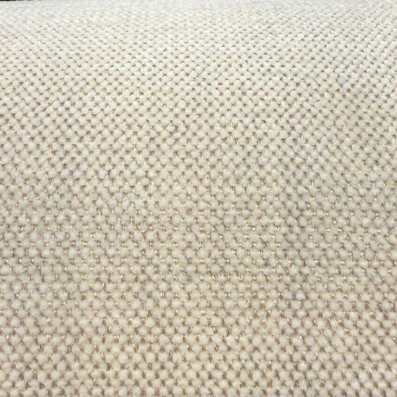 Disco Linen Chenille Upholstery Fabric - Linen Beige, 56" Width (1 Yard)