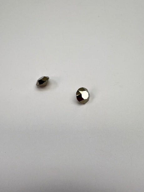 Silver Sewing Notions With Crystals